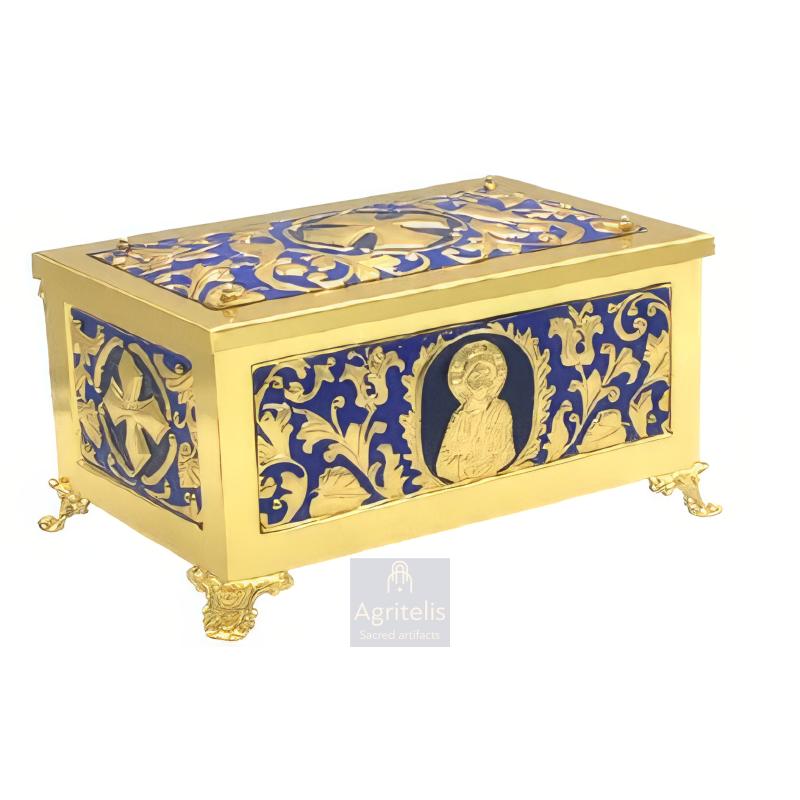 Reliquary Gold plated Enameled