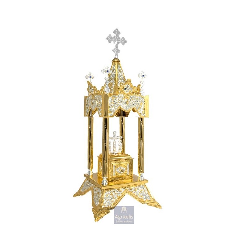 Tabernacle Silver and Gold Plated , Greek Orthodox