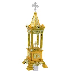 Tabernacle Silver and Gold Plated , Greek Orthodox