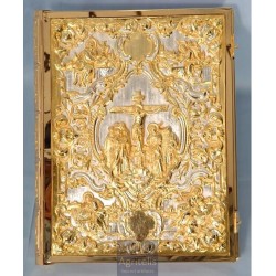 Christian Orthodox Gospel  Gold Plated  , Brass, Handmade