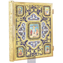 Enameled Tabernacle Brass Gold Plated