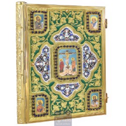 Enameled Tabernacle Brass Gold Plated