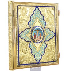 Enameled Tabernacle Brass Gold Plated