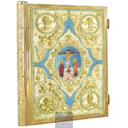 Enameled Tabernacle Brass Gold Plated