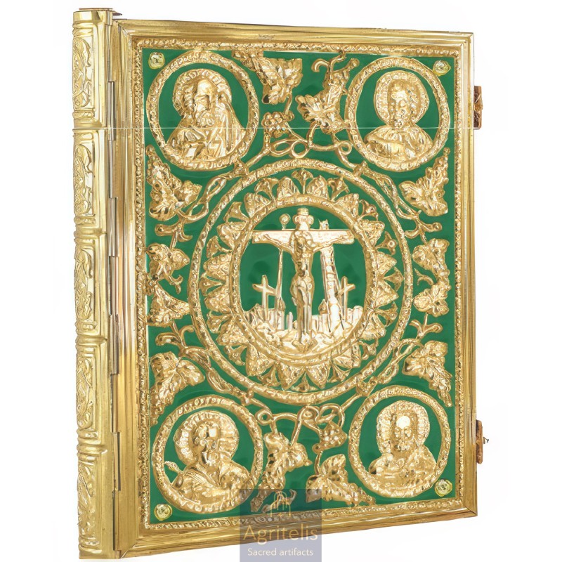 Enameled Tabernacle Brass Gold Plated