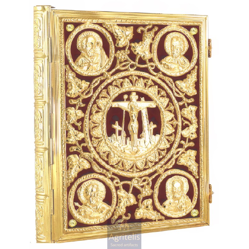 Enameled Tabernacle Brass Gold Plated