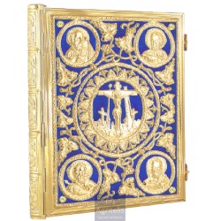 Enameled Tabernacle Brass Gold Plated