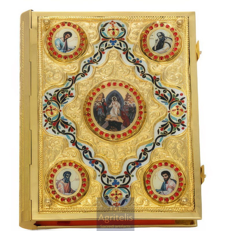 Enameled Gold Plated Gospel