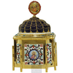 Reliquary, carved handmade, Orthodox Artifact